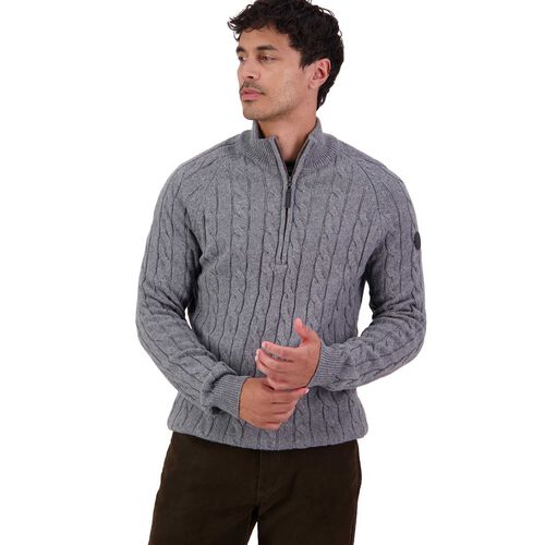 Swanndri Doncaster V2 Zip Cable Knit